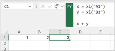 Exemple d'utilisation de Python dans Excel